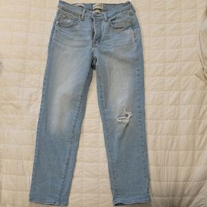 Universal Thread Light Blue Mid-Rise Slim Jeans - Size 8